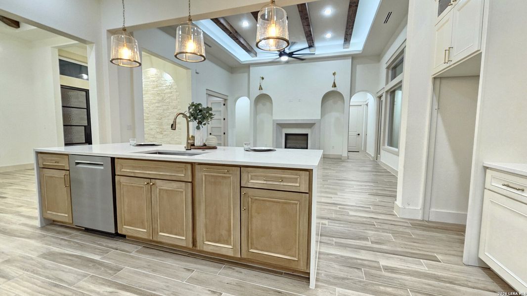 Furnished interior view inside a new home in , Adkins (Image 7).