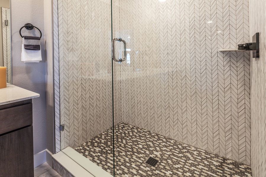 Representative interior finishes for a home built from the Galileo by Hartford Homes in Trailside, Timnath (Image 23).