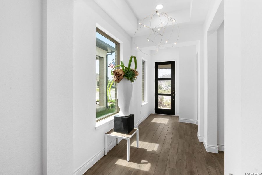 Furnished interior view inside a new home in Legacy at Lake Dunlap, New Braunfels (Image 16).