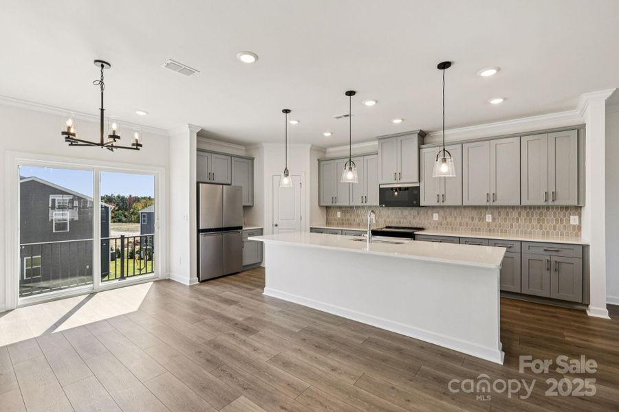 Furnished interior view inside a new home in Meadows at Wilson Farms - The Heights Series, Fort Mill (Image 5).