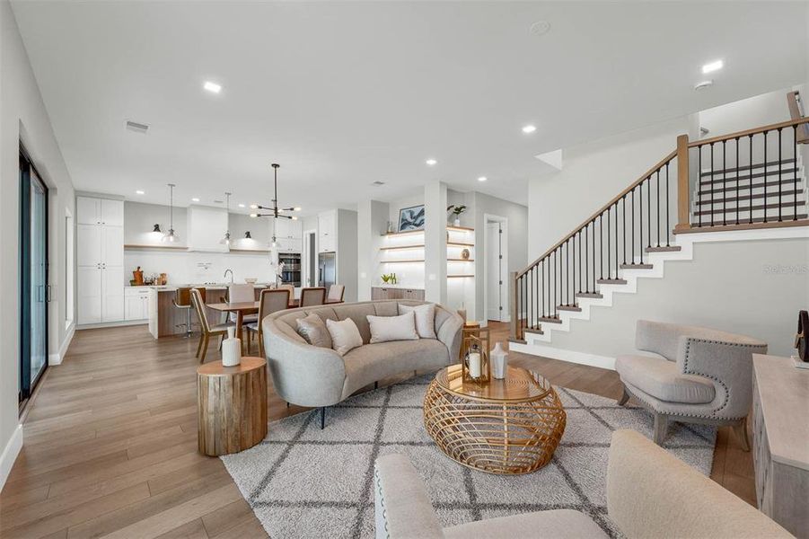 Furnished interior view inside a new home in , Orlando (Image 39). Furnished interior view inside a new home in , Orlando (Image 39).