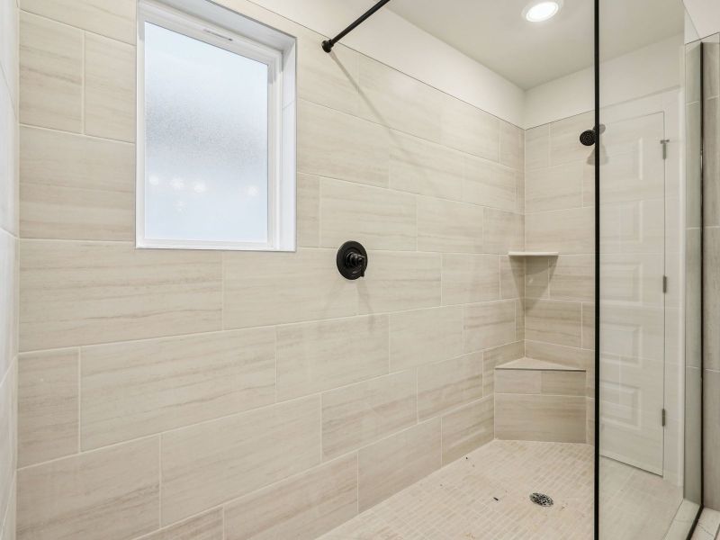 End the day with a long, warm shower.
