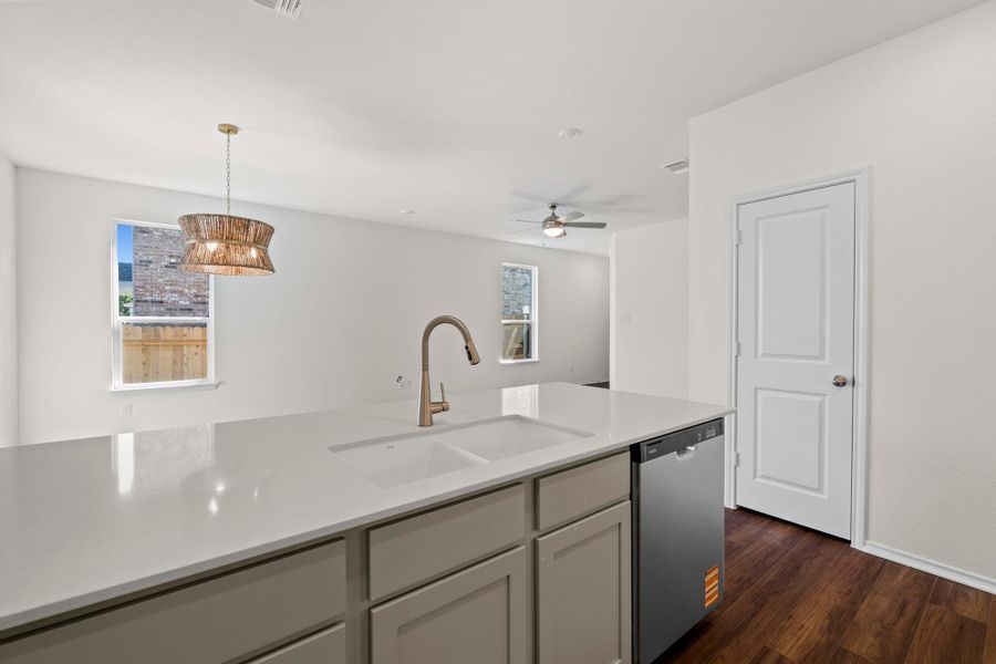 Furnished interior view inside a new home in Salerno - Heritage Collection, Round Rock (Image 12).