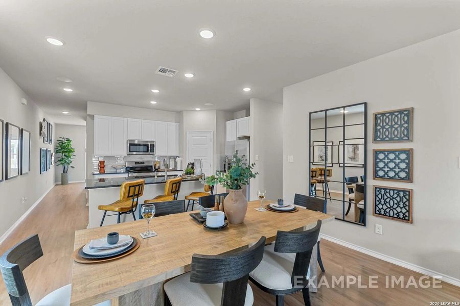 Furnished interior view inside a new home in Applewhite Meadows, San Antonio (Image 6).