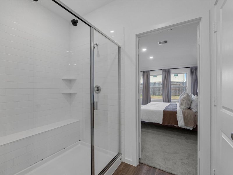 Furnished interior view inside a new home in Samara, League City (Image 22).