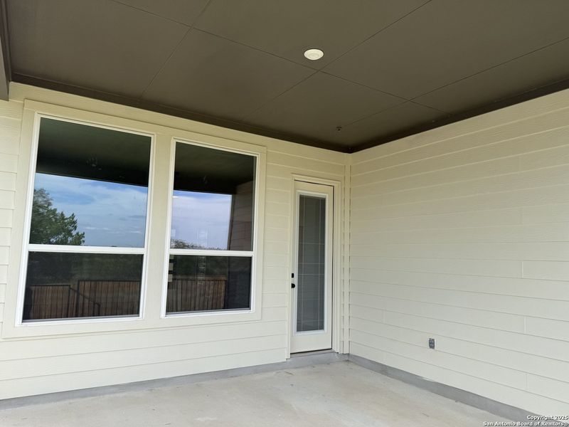 Exterior details and patio area of a home in Buffalo Crossing – New Phase Now Preselling, Cibolo (Image 4).