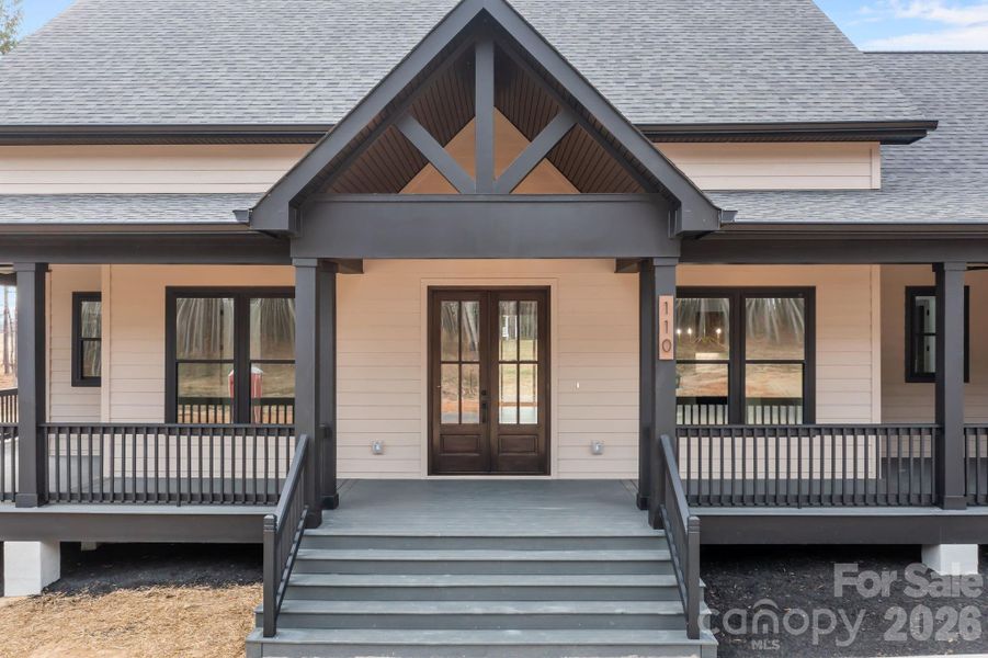 Exterior details and patio area of a home in , Statesville (Image 33).