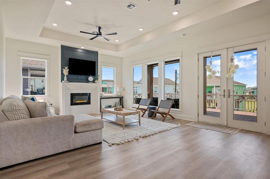 Furnished interior view inside a new home in , Crystal Beach (Image 13).