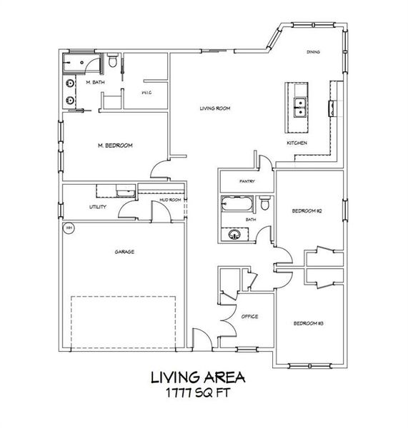 2D floor plan layout of this home in , Mabank, TX (Image 2). 2D floor plan layout of this home in , Mabank, TX (Image 2).