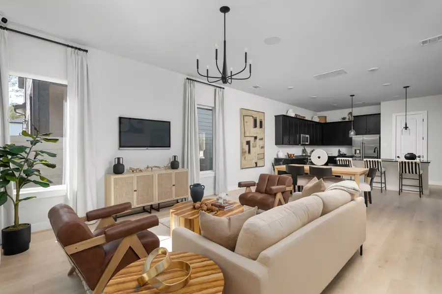 Representative furnished interior of a home built from the Sabine by Autograph Homes in Two Step Farm, Montgomery (Image 4).