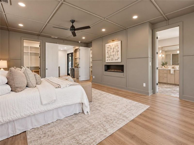 Furnished interior view inside a new home in , Atlanta (Image 9).