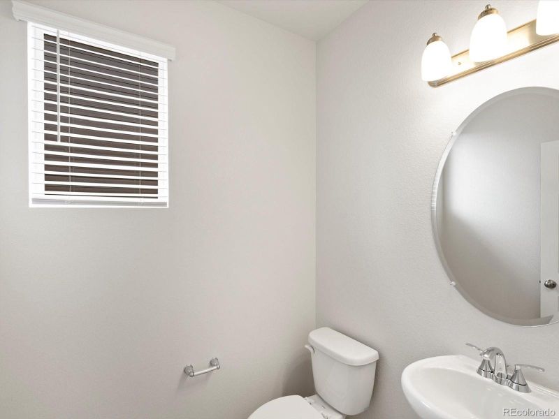 Furnished interior view inside a new home in Buffalo Highlands: The Flora Collection, Commerce City (Image 5).