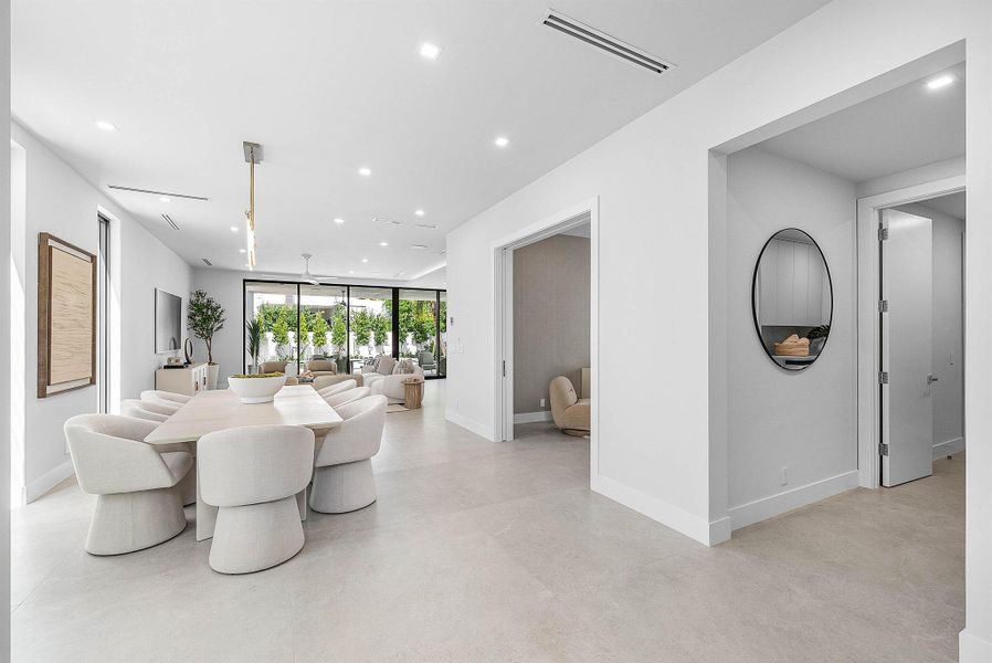 Furnished interior view inside a new home in , Delray Beach (Image 64). Furnished interior view inside a new home in , Delray Beach (Image 64).