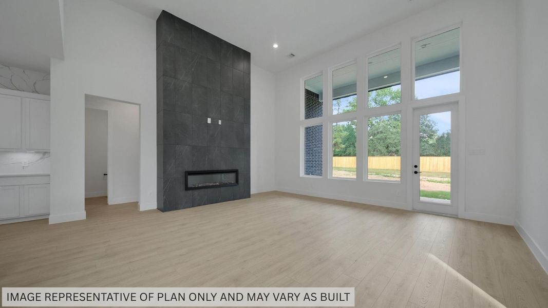 Representative unfurnished interior of a home built from the Capri by D.R. Horton in Butlers Bend Estates, Pinehurst (Image 19).
