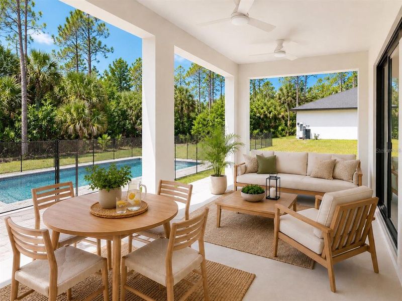 Exterior details and patio area of a home in , Port Charlotte (Image 4).