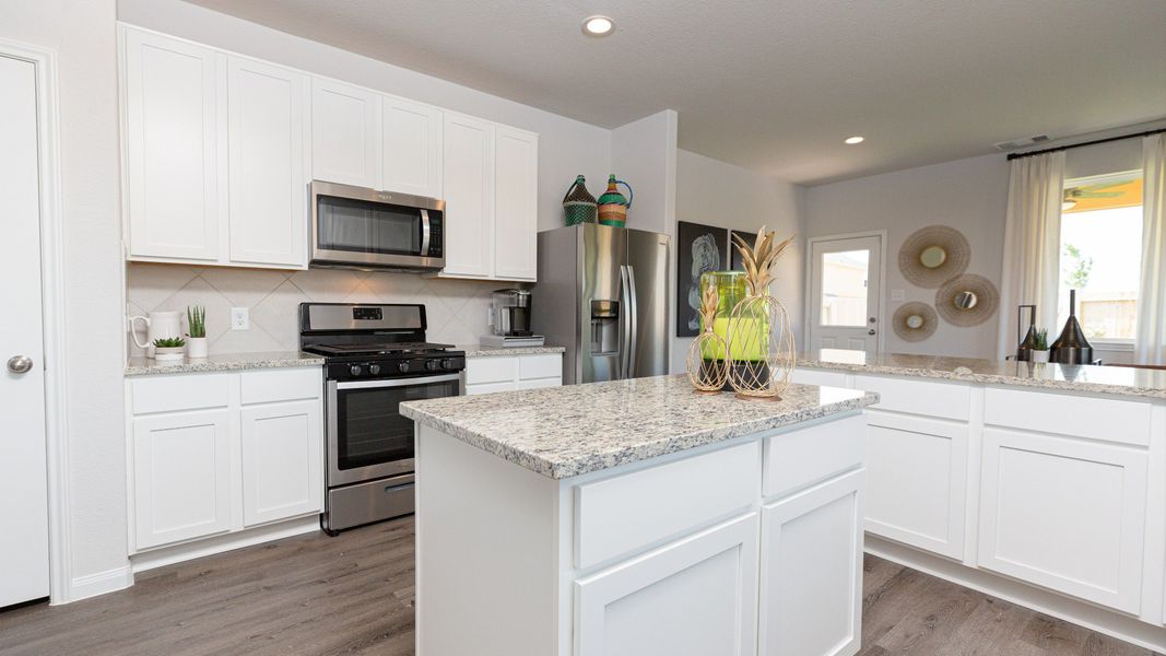 Optional kitchen island