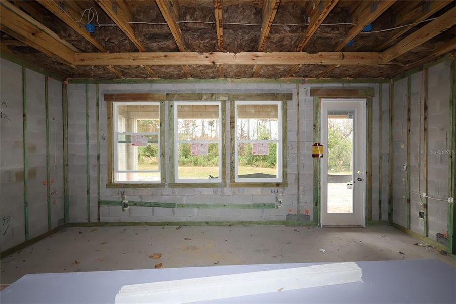 In-progress construction of a new home in Lake Star at Ovation, Winter Garden, FL (Image 10).