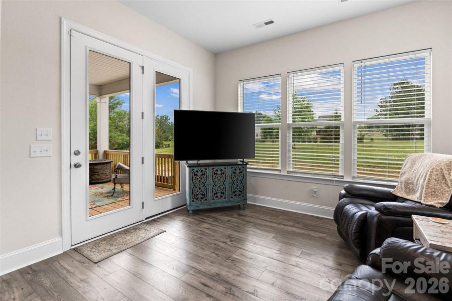 Furnished interior view inside a new home in , Clover (Image 44).