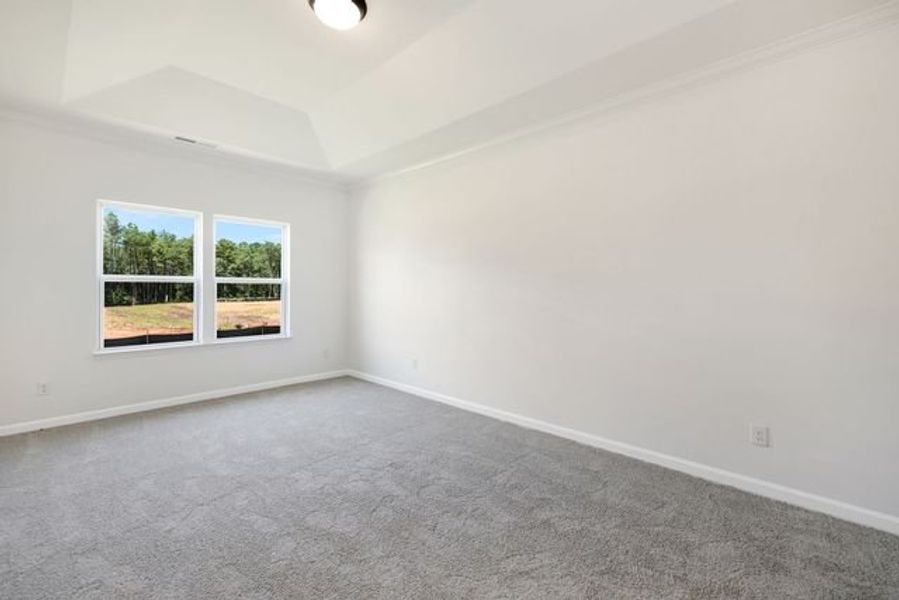 Representative unfurnished interior of a home built from the Shaw by True Homes in Whispering Hills, Locust (Image 16).