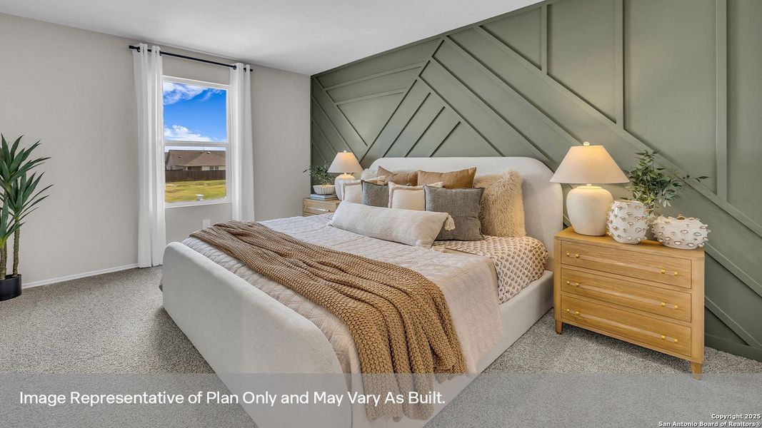 Furnished interior view inside a new home in Spring Valley, New Braunfels (Image 9).