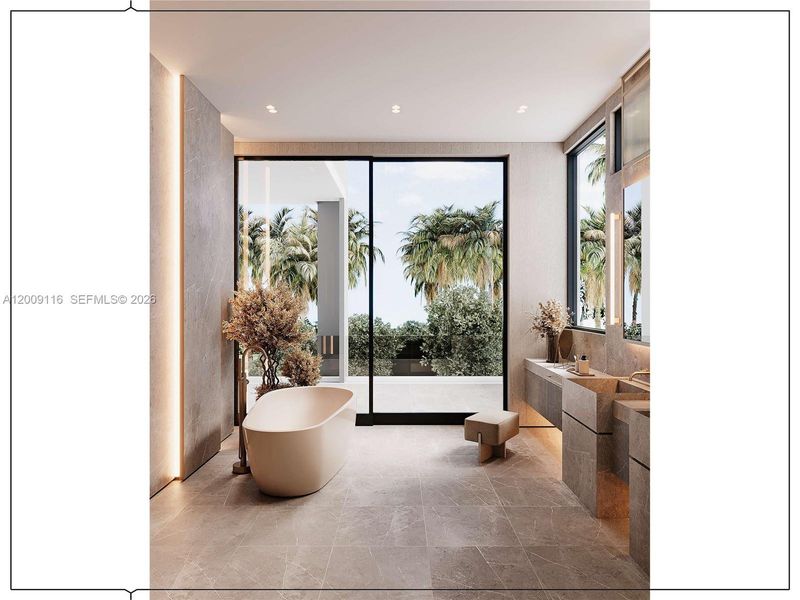 Furnished interior view inside a new home in , Golden Beach (Image 29).