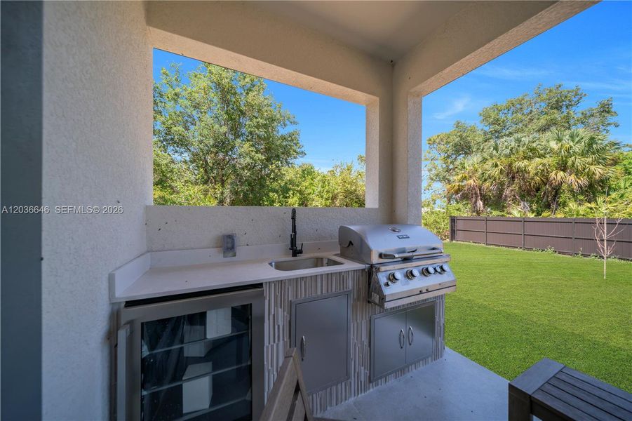 Exterior details and patio area of a home in , Labelle (Image 26). Exterior details and patio area of a home in , Labelle (Image 26).