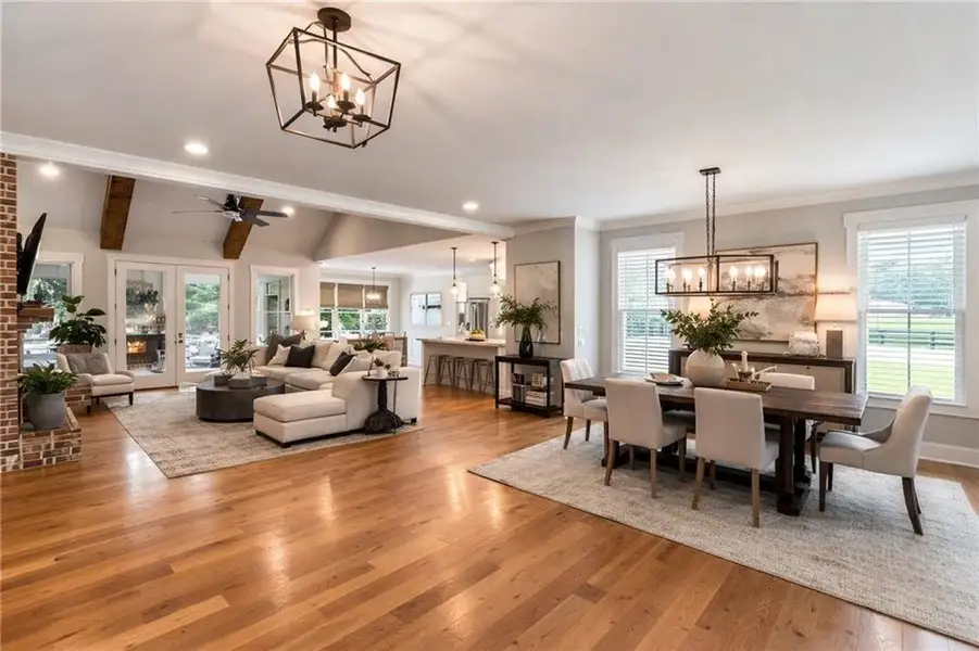 Furnished interior view inside a new home in , Ball Ground (Image 5).