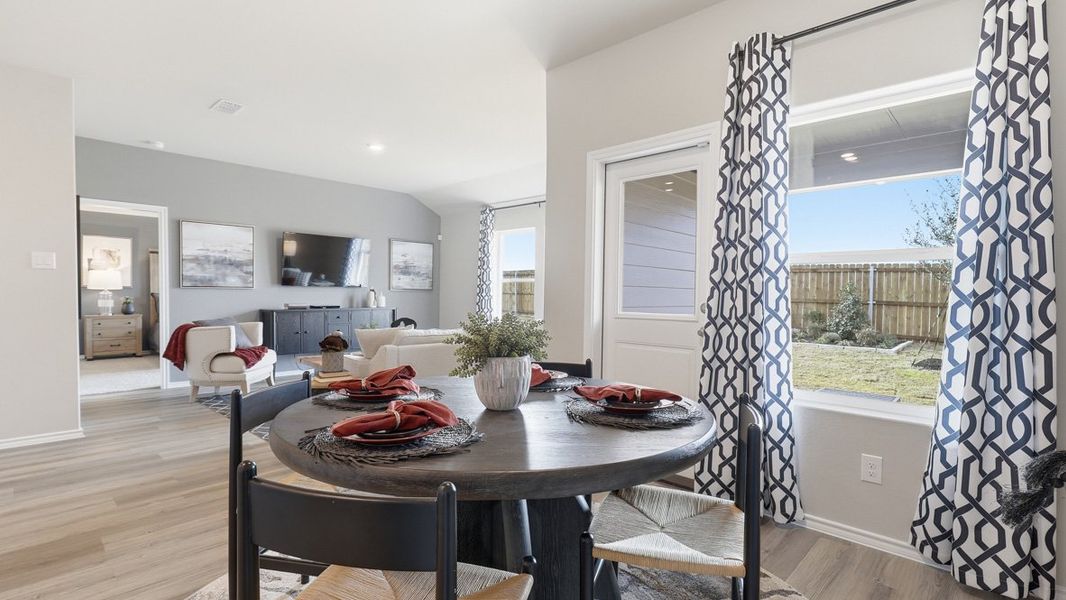 Furnished interior view inside a new home in Townes Landing, Fort Worth (Image 10).