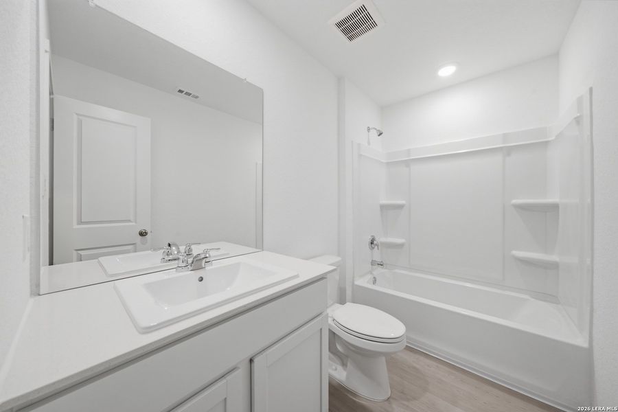 Furnished interior view inside a new home in Morgan Heights, San Antonio (Image 8).
