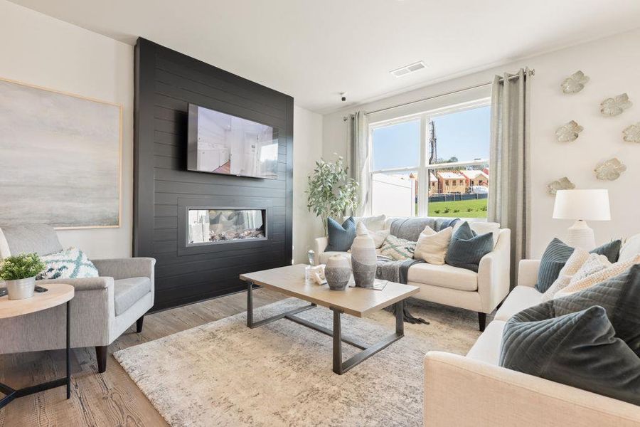 Furnished interior view inside a new home in , Lawrenceville (Image 32).