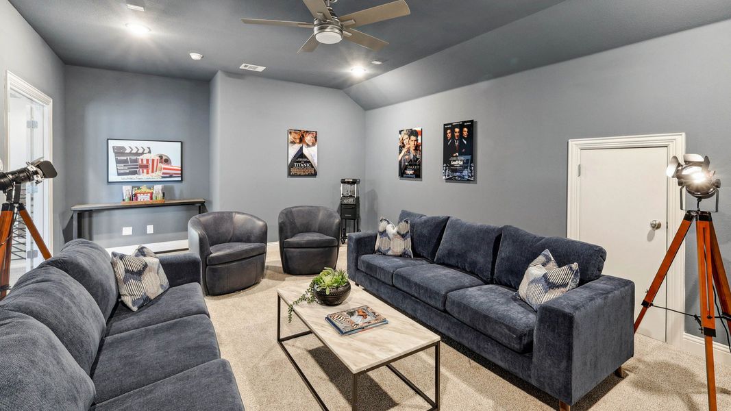 Representative furnished interior of a home built from the Dartmouth by Brightland Homes in Anna Ranch, Anna (Image 34).