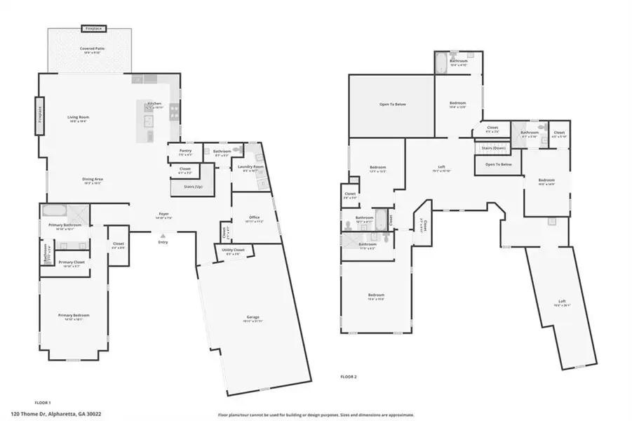 2D floor plan layout of this home in , Alpharetta, GA (Image 5). 2D floor plan layout of this home in , Alpharetta, GA (Image 5).