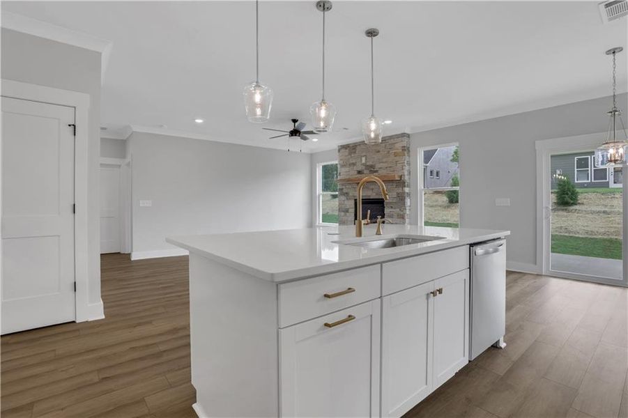 Furnished interior view inside a new home in , Loganville (Image 7).