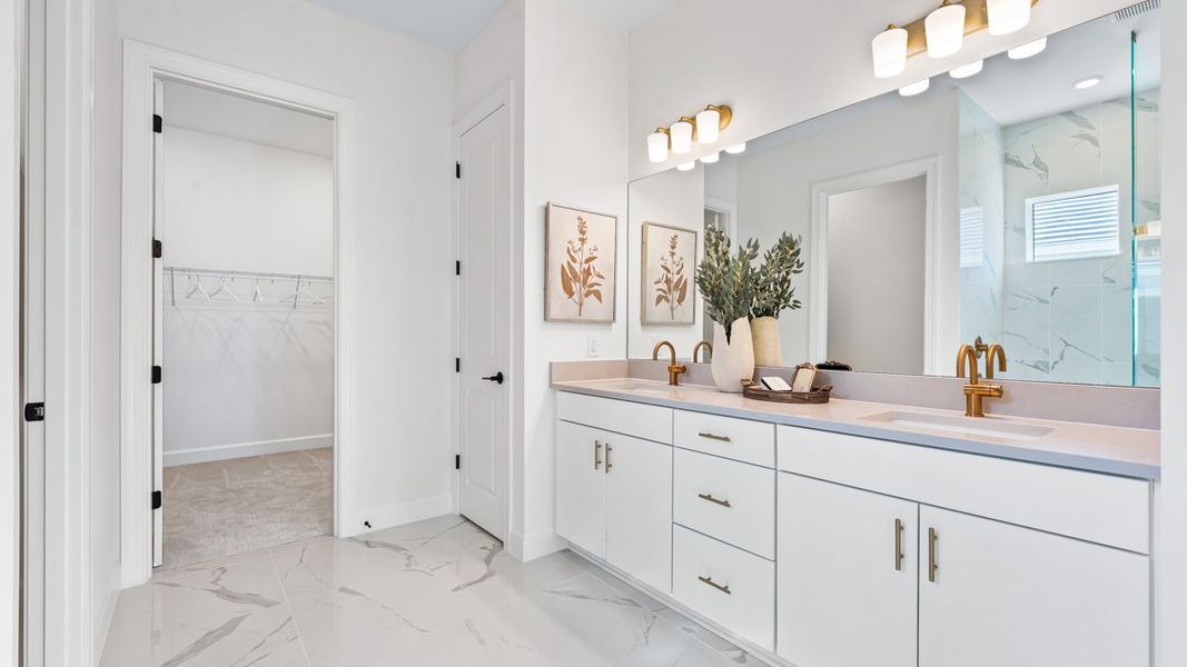 Representative furnished interior of a home built from the Lazio II by Taylor Morrison in Esplanade by the Islands, Naples (Image 15).