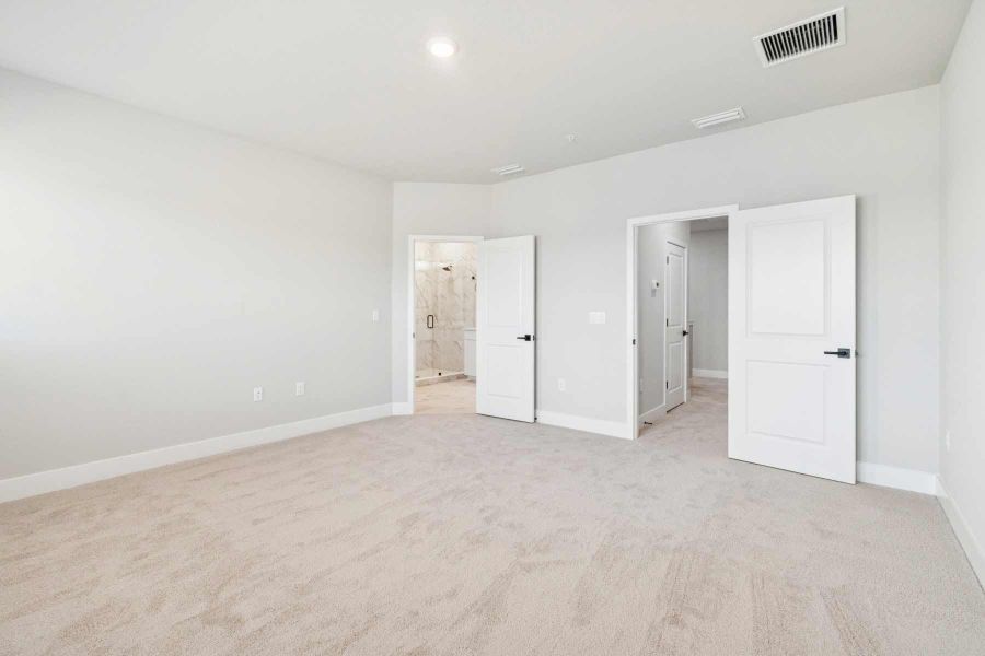 Representative unfurnished interior of a home built from the The Seawater by David Weekley Homes in Persimmon Place - Townhomes, Wesley Chapel (Image 10).