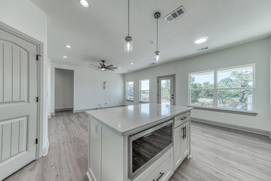 Representative furnished interior of a home built from the Lucas by Zeal Home Builders in Echo Grove, Poolville (Image 79).