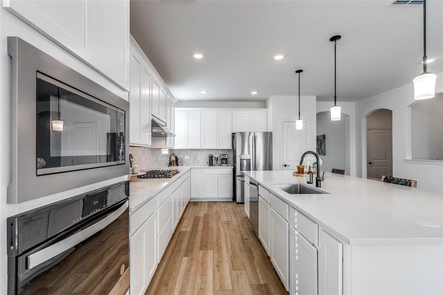 Furnished interior view inside a new home in , McKinney (Image 17).