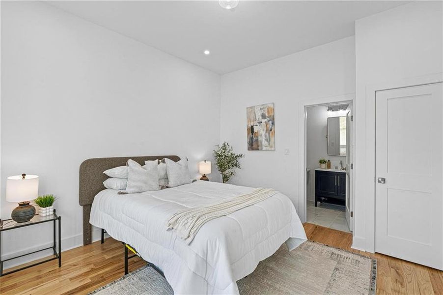 Furnished interior view inside a new home in , Atlanta (Image 17).