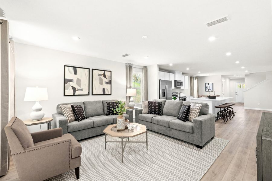 Furnished interior view inside a new home in Somerset, Santee (Image 8).