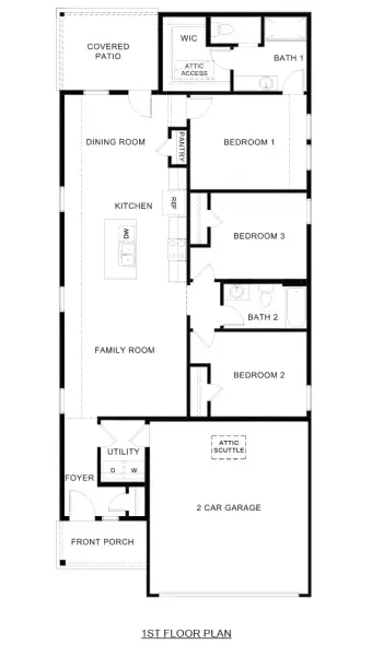 2D floor plan layout of this home in Wildcat Ranch, Crandall, TX (Image 2). 2D floor plan layout of this home in Wildcat Ranch, Crandall, TX (Image 2).