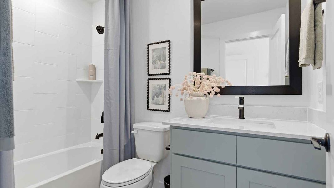 Furnished interior view inside a new home in Alexander, Pearland (Image 17).