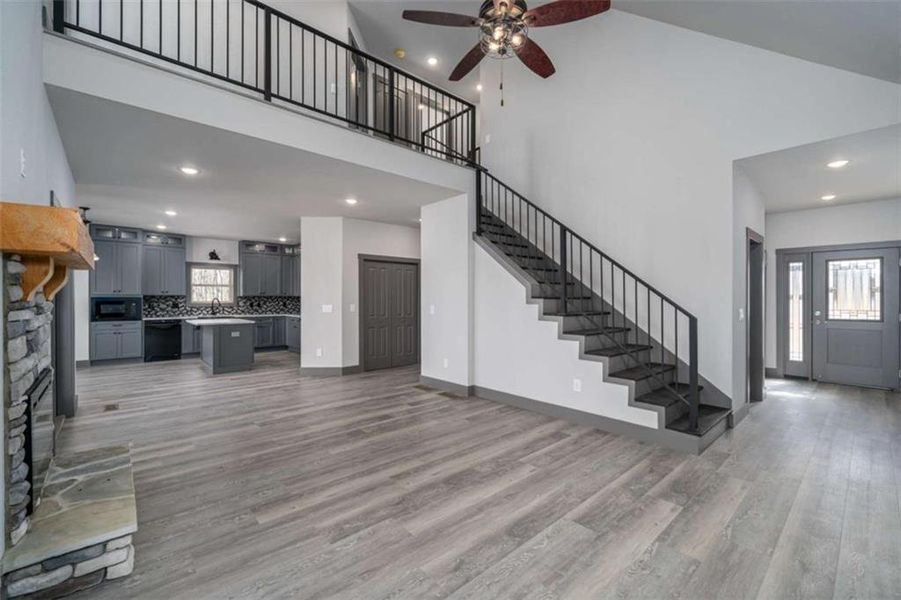Furnished interior view inside a new home in , Talking Rock (Image 12).