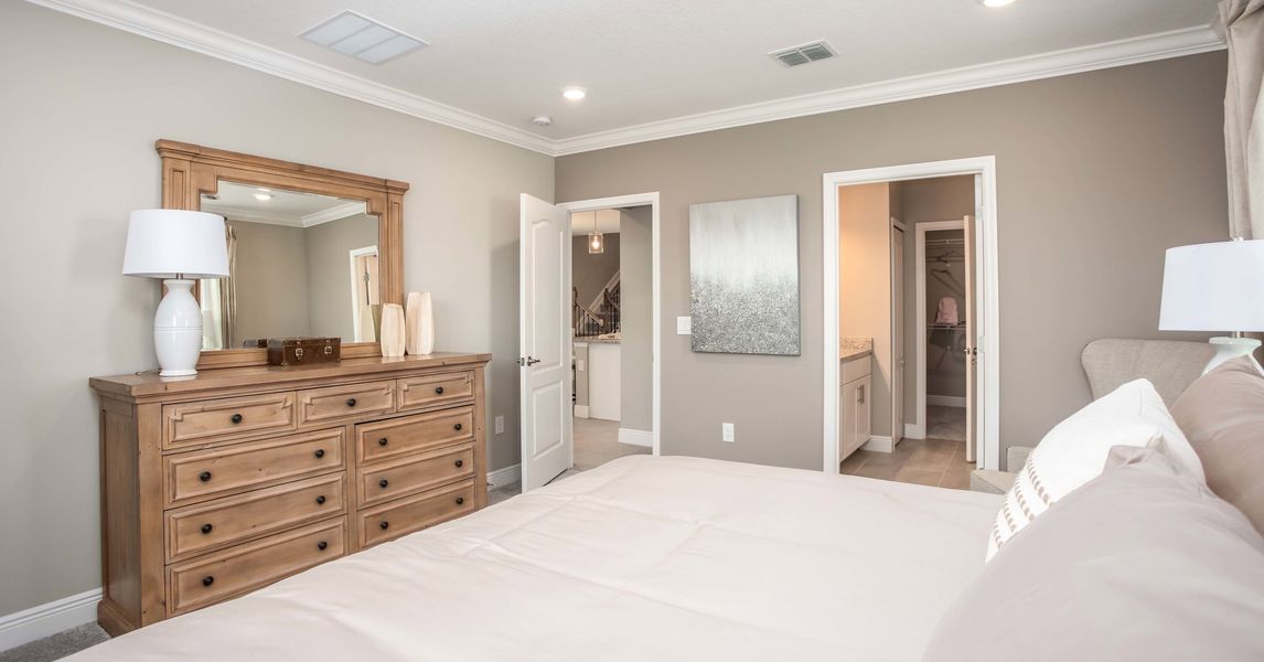 Representative furnished interior of a home built from the Lexington by Maronda Homes in Lake County Communities, Mount Plymouth (Image 56).