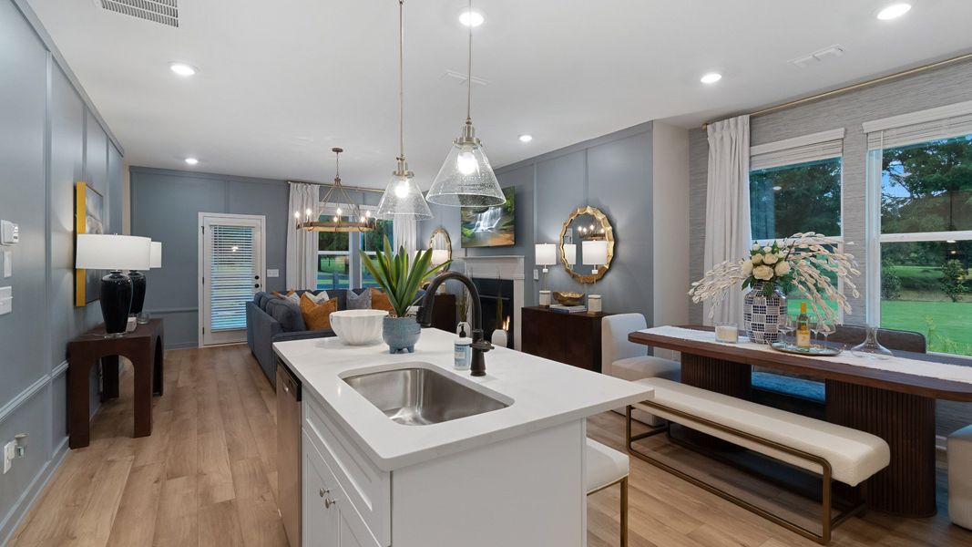 Representative furnished interior of a home built from the Emma by DRB Homes in Abbotts Crossing, Conyers (Image 20). Representative furnished interior of a home built from the Emma by DRB Homes in Abbotts Crossing, Conyers (Image 20).