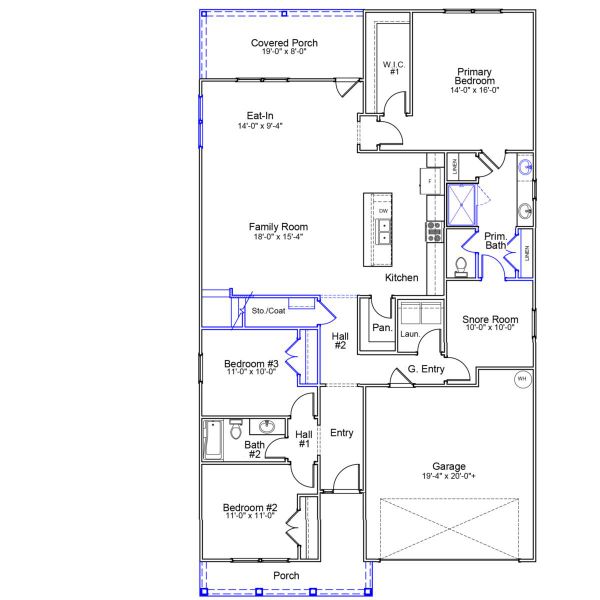 2D floor plan layout of this home in Jordan Grove, Conway, SC (Image 2). 2D floor plan layout of this home in Jordan Grove, Conway, SC (Image 2).