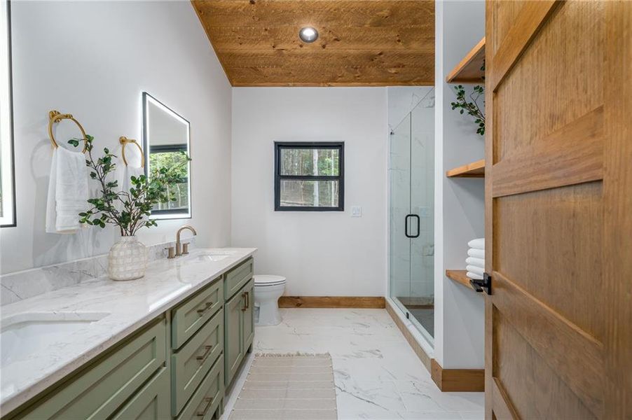 Furnished interior view inside a new home in , Morganton (Image 9).