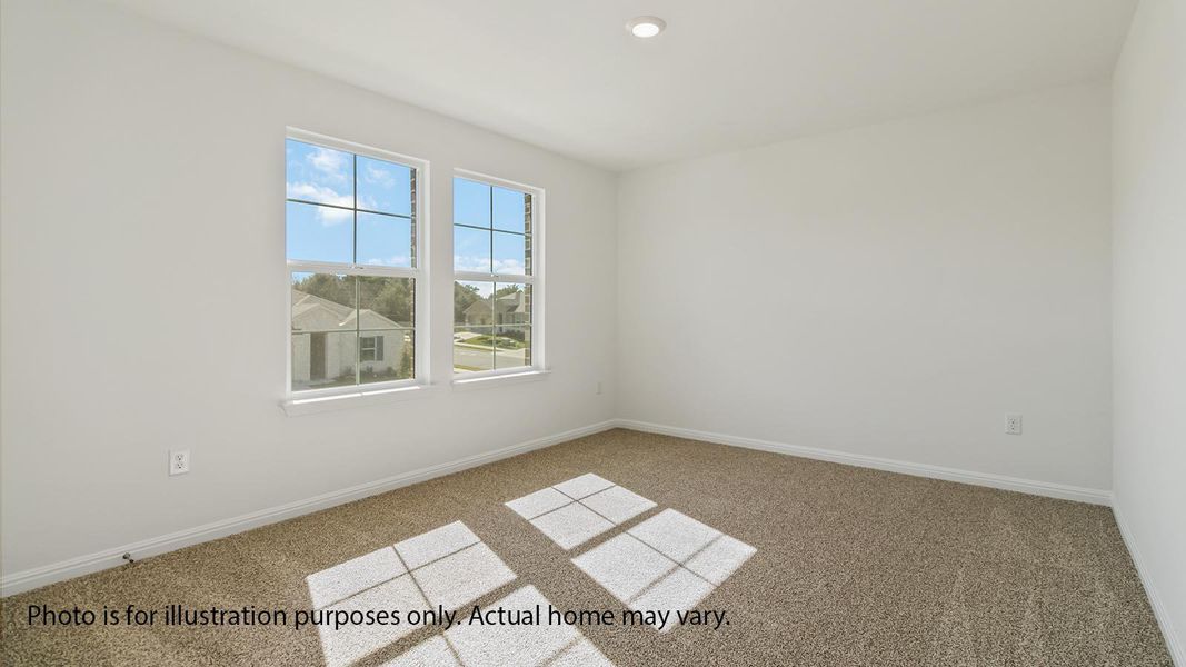 Spacious, unfurnished interior of a new home in Bar W Ranch, Leander (Image 9).