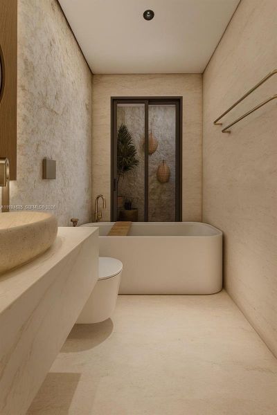 Furnished interior view inside a new home in , Hollywood (Image 12).