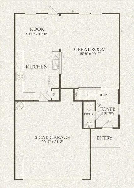 Pulte Homes, Springfield floor plan