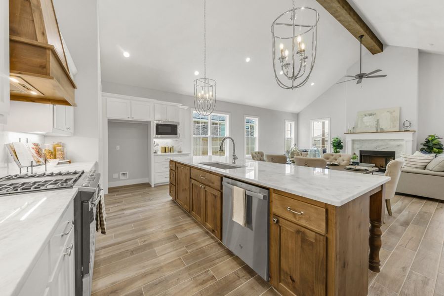 Representative furnished interior of a home built from the The Maggie by Reece Homes in Traditions, Bryan (Image 14).